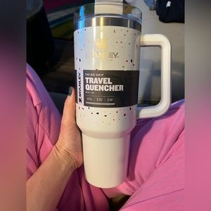 Stanley 40oz Terrazzo Pearlescent with handle.  New with tag and straw.